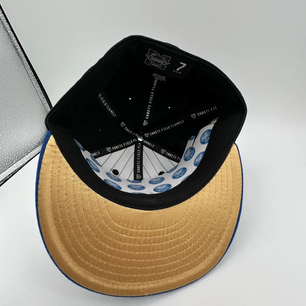 Santurce Cangrejeros Roberto Clemente Fitted Hat Size 7 Ebbets Field Puerto Rico